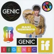 西本茉生(GENIC)貼紙封入特典