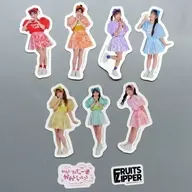 FRUITS ZIPPER KAWAII LAB. 3 rd Anniv. SP LIVE Sticker Set (9 pcs set) "KAWAII LAB. 3 rd Anniversary Special LIVE ~ The most mono part of" We "~"