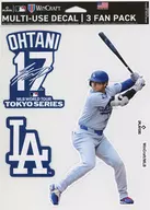 大谷翔平#17(ロサンゼルス・ドジャース) Wincraft ファンデカール 「MLB Tokyo Series presented by Guggenheim」