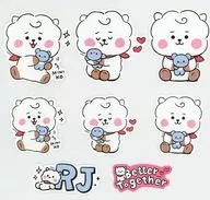 RJ(ジン) REMOVABLE STICKER(リムーバブルステッカー) 「monopoly×BT21」