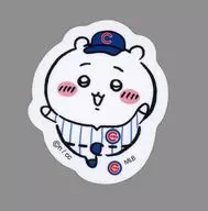 4. Little Kawawa (Cubs) die cut sticker "Little Kawawa Small and Cute ×MLB TOKYO SERIES 2025"