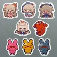 Natori and Happy Buddies Flake Seal "Virtual YouTuber Sana Natori Sana no Bakutan. - When I wanted to do something, I was reincarnated into another world. -"