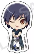 Suruga Kamihara "BAKEMONOGATARI × STEINS;GATE Trading Die Cut Sticker"