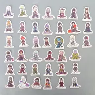 Collection flake sticker 2nd edition (39 sheets) "Sword Ranmai -ONLINE - 10th anniversary 2nd edition ×animatecafe"