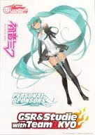 Racing Miku 2011 A3 Sticker "VOCALOID" Hatsune Miku GT Project 2011 SPA Support Personal Sponsor Benefit