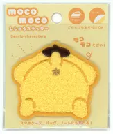 POMU POMU PURIN (BOTTOM PART) FLUFFY EMBROIDERED STICKER "Sanrio Character CTERS"