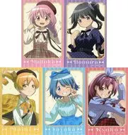 全5種セット 「劇場版 魔法少女まどか☆マギカ[新編]叛逆の物語 トレーディングステッカー ガーリーファッションver.」