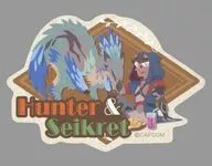 Hunter & Secreto Sticker "CAPCOM CAFE× Monster Hunter Wiles"