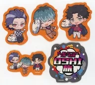 Dotsuki Tare Honpo Sticker Set "JR Tokai Oshitabi × Film Hypnosis Mic: Division Rap Battle -Division Rap Battle - ~ Let's go with nosotros! Osaka/Nagoya Oshi Travel ~"