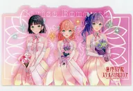 Three ズブーケ "Love Live! Rennoku Jogakuin School Ídolo japonês Club Trading Sticker Collection Ver. AURORA Flower"