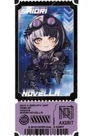 Shiori Novella "Virtual YouTuber Hololive English -Advent - POP UP SHOP in shibuya TSUTAYA AXGRIT Trading Mini Character Sticker"