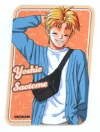 Etiqueta adhesiva Yoshio mujer joven que planta arroz Saotome "Tokimeki Memorial animate Only Shop 2025"