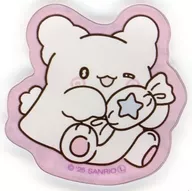 はなまるおばけ(全身/パープル) 「サンリオキャラクターズ はなまるおばけ シークレットアクリルステッカー」