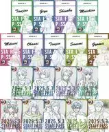 全18種セット 「鬼滅の刃 オーケストラコンサート ～鬼滅の奏～ 柱稽古編 / 鬼滅の宴 -柱稽古編- スタッフパス風サテンステッカー」