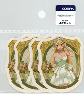 リーファ 描き下ろし ミニステッカーセット(4枚セット) ウェディングドレスVer. 「ソードアート・オンライン POP UP SHOP 2025」
