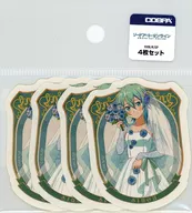 シノン 描き下ろし ミニステッカーセット(4枚セット) ウェディングドレスVer. 「ソードアート・オンライン POP UP SHOP 2025」