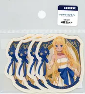 アリス・シンセシス・サーティ 描き下ろし ミニステッカーセット(4枚セット) ウェディングドレスVer. 「ソードアート・オンライン POP UP SHOP 2025」