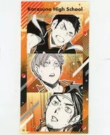 澤村大地＆菅原孝支＆東峰旭 「ハイキュー!! FAN PARK(ファンパーク) シールプリントコレクション 第1弾」