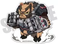 デザイン J 大熊 ダイカットステッカー 「RINGING FATE」