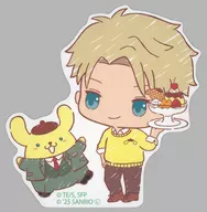ロイド・フォージャー＆ポムポムプリン ダイカットステッカー 「SPY×FAMILY×サンリオキャラクターズ」