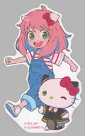 アーニャ・フォージャー＆ハローキティ(B) ダイカットステッカー 「SPY×FAMILY×サンリオキャラクターズ」