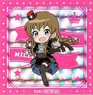 高坂海美 特典プリズムシール(衣装ブラック) プリンセス 「-World Wide Meal- MILLION ANCIENT アイドルマスター ミリオンライブ!×STELLAMAP CAFE」 対象商品購入特典