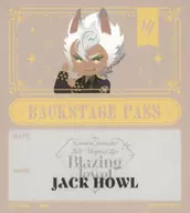 ジャック・ハウル バックステージパス風ステッカー 「ディズニー ツイステッドワンダーランド 3D Magical Live -Blazing Jewel-」 グッズ購入特典