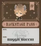 ラギー・ブッチ バックステージパス風ステッカー 「ディズニー ツイステッドワンダーランド 3D Magical Live -Blazing Jewel-」 グッズ購入特典