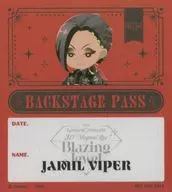 ジャミル・バイパー バックステージパス風ステッカー 「ディズニー ツイステッドワンダーランド 3D Magical Live -Blazing Jewel-」 グッズ購入特典