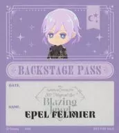 エペル・フェルミエ バックステージパス風ステッカー 「ディズニー ツイステッドワンダーランド 3D Magical Live -Blazing Jewel-」 グッズ購入特典