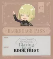ルーク・ハント バックステージパス風ステッカー 「ディズニー ツイステッドワンダーランド 3D Magical Live -Blazing Jewel-」 グッズ購入特典