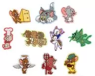 全10種セット 「トムとジェリー シークレットキラキラ刺繍ステッカー」