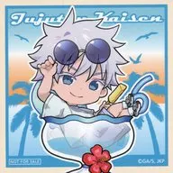 五条悟A ステッカー 「まるくじ 呪術廻戦 懐玉・玉折 【ちゃぽんっ!】」 5個購入特典