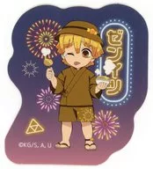 我妻善逸 ステッカー 「鬼滅の刃 花火大会2025 in ufotable Cafe×マチ★アソビCAFE×ufotable DINING 前期 当たりつきステッカーくじ」 景品