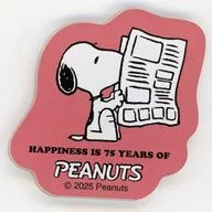 スヌーピー 「PEANUTS(SNOOPY) 75周年 アクリルステッカー」