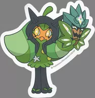 Ogorupon (Midori-no-Men) Sticker that can be attached and removed "Pokémon"