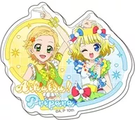 新条ひなき＆南みれぃA 「アイカツ!×プリパラ アクリルステッカー」