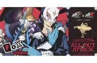 フォックス(Design：A) 「『ペルソナ5 ザ・ロイヤル』＆『ペルソナ5： The Phantom X』×AMOCAFE コラボレーションカフェ トレーディング P5R チケット風ステッカー」