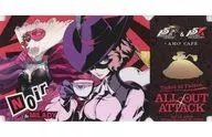 ノワール(Design：A) 「『ペルソナ5 ザ・ロイヤル』＆『ペルソナ5： The Phantom X』×AMOCAFE コラボレーションカフェ トレーディング P5R チケット風ステッカー」