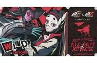 ウィンド(Design：A) 「『ペルソナ5 ザ・ロイヤル』＆『ペルソナ5： The Phantom X』×AMOCAFE コラボレーションカフェ トレーディング P5X チケット風ステッカー」