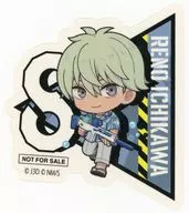 市川レノ ダイカットステッカー 「怪獣8号×and GALLERY Collaboration Cafe 夏の怪獣討伐大作戦」 グッズ購入特典