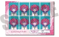 I.黒澤ルビィ 証明写真風ステッカー にゅ～とろ 「ラブライブ!サンシャイン!!」