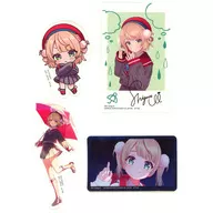 しぐれうい(ミニキャラ腕組み他) ステッカー4枚セット 「一番くじ しぐれうい」 K賞