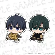 A.潔世一＆糸師凛 ぷちてく ステッカーセット 「TVアニメ ブルーロック」