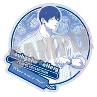 清峰葉流火 オーロラダイカットステッカー TRAVEL ver. 「忘却バッテリー」