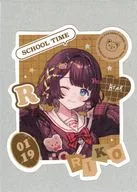 司賀りこ(バストアップ) 「バーチャルYouTuber にじさんじ Beary School Time ランダムステッカー」
