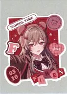 フレン・E・ルスタリオ(バストアップ) 「バーチャルYouTuber にじさんじ Beary School Time ランダムステッカー」