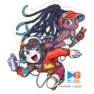 大空スバル＆キンバリー BIGステッカー 「CAPCOM CAFE×ストリートファイター6×バーチャルYouTuber ホロライブ 第2弾」