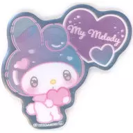 マイメロディ(ハート持ち) 「サンリオキャラクターズ MY MERODY KUROMI シークレットアクリルミラーシール」