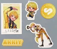 あっきぃ(AMPTAKxCOLORS) ステッカーセット(5枚組) 「STPR Family EXPO!! -Thanks Party-」 Thanks Partyくじ C賞